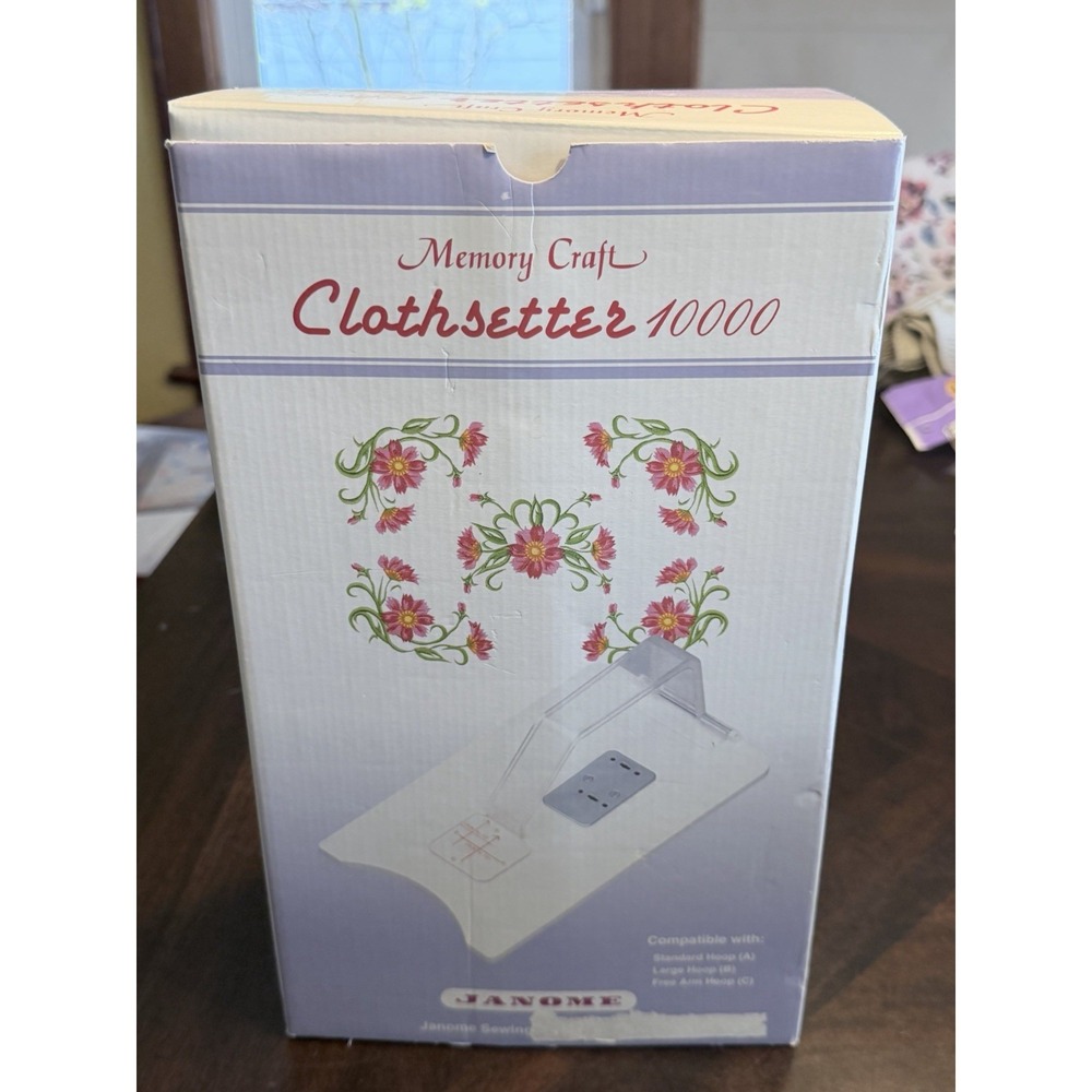 Janine Memory Craft Clothsetter 10000 NIB with directions